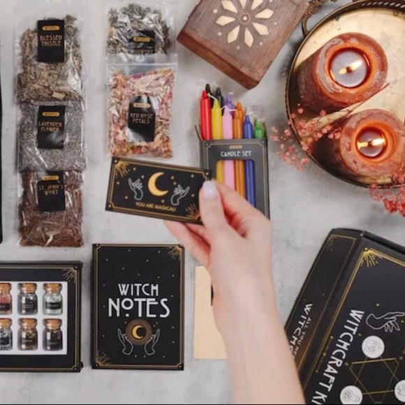 🕯✨🐈‍⬛ Traditional Witch Crafting Starter Kit real organic herbs & real c… - Picture 6 of 17